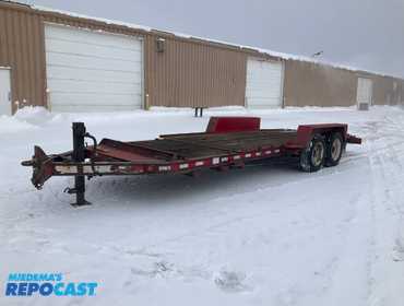 2012 Townmaster 20’ Tilt Deck Tandem Axle Trailer