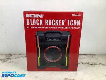 ION Black Rocker Icon All-Terrain High-Power Wireless Speaker