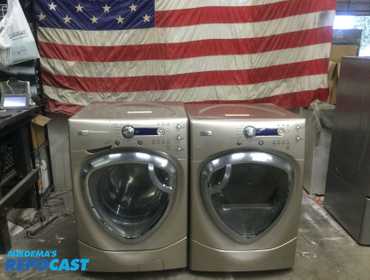 GE profile  STEAM front load washer and  gas dryer set energy star high efficiency Washer & Dryer...