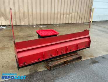 7’ Snow Plow Back Blade, fits in 2” Receiver, Monarch 12 Volt Hydraulic Pump, Power Up and Power...