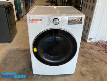 LG DLEX4000W 7.4 Cu. Ft. Stackable Smart Electric Dryer with Steam and Built-In Intelligence