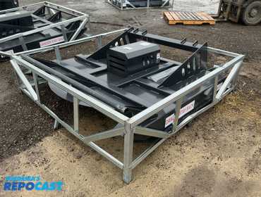 New JCT 72” Brush Mower Skid Steer Attachment, hydraulic driven with hoses and quick coupler...