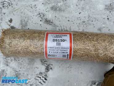 Western green DS150 straw quick degrade double net blanket 8’ x 112.5” v 100SY