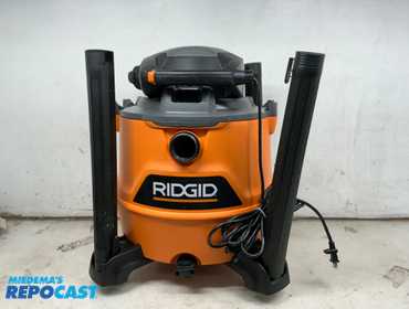 Ridgid 16 Gallon Wet/Dry Vac with Detachable Blower - HD1600-6.5 Peak HP (very light use)