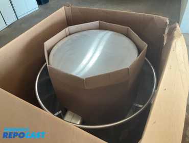 New unused Dayton exhaust ventilator model 56JN95, centrifugal upblast, belt driven, 34” x 34”...