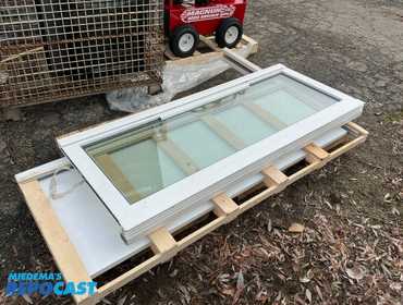 1 Panel Glass Window, 77” x 32” x 5”