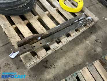 (2) Used Tractor Draw Bars, 39” and 45” lengths, approx. 1-1/2” and 1-3/8” thick, both are 2-1/2”...