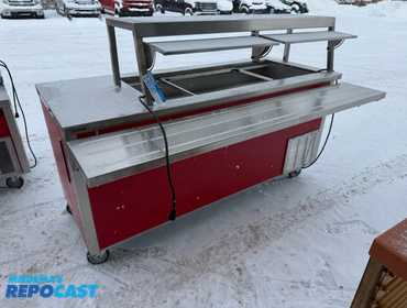 Delfield refrigerated salad bar. Came from working environment. Model scan-60-b
