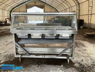 Randell Hot Food Table w/ (4) Wells & Cutting Board