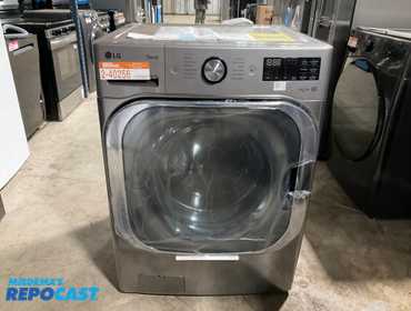 LG WM8980HVA 5.2 Cu. Ft. High-Efficiency Stackable Smart Front Load Washer with Steam and TurboWash