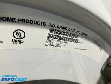 Electrolux ELFE7337AW1  8.0 Cu. Ft. Stackable Electric Dryer