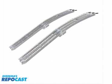 Yutrax TX107 xl folding arch Ramps - 89”l x 12”w, 1500lbs capacity, 38lbs weight