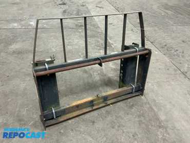 WorkSaver Model ULF-246 Universal Pin-On Fork Carriage, 47” Wide, adjustable brackets with 1”...