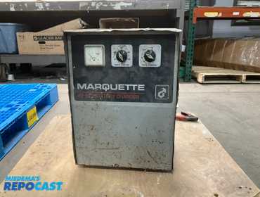 Marquette 32-140 Battery Charger - serial#: 42008, 120 V AC, 60 hz, 