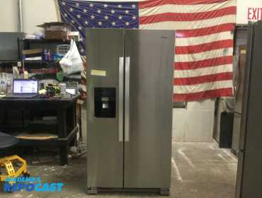 newer Whirlpool stainless steel Side by  side refrigerator  energy star high efficiency...