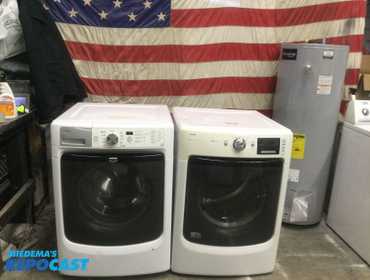 maytag maxima XL direct drive washer and gas STEAM dryer  set energy star high efficiency  Washer...