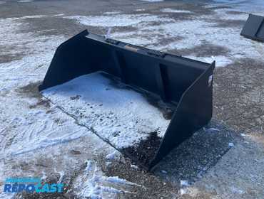 New Tomahawk 72” snow/mulch skid steer bucket, welded on high carbon cutting edge, skid steer...