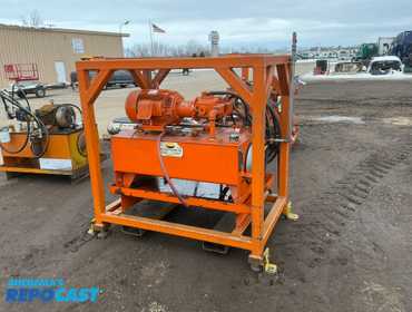 RHM Fluid Power 15hp Hydraulic Power Unit, HPV20B Pump, 1000 PSI at 20 GPM, 60 Gallon Tank, 230...