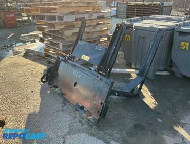 Boss Quick Cube Salt Spreader Skid Steer Attachment, Universal Quick Attach, No Salt Bin (Salt...