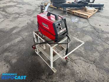 Lincoln so-100  wire welder with cart and argon tank works good per seller