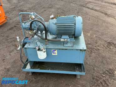 Continental Hydraulics 15hp Hydraulic Power Unit, Baldor 15hp 230/460 volt 3 phase motor,...