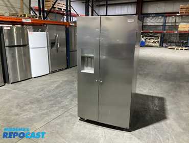 Frigidaire  Gallery 22.3 Cu. Ft. Side-by-Side Refrigerator - Smudge Proof Stainless Steel Model:...