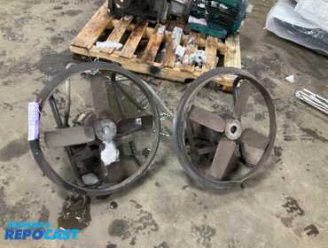 (2) 20” Dayton hazardous location fans, 1/4 hp electric motors, 115 volt single phase electric,...