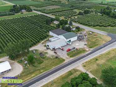 18,000 Sq. Ft. Packing Plant/Storage Building on 2 Acres in Eau Claire, MI