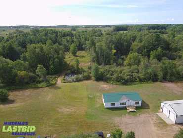 LASTBIDrealestate.com Online Auction of a 3 Bed, 2 Bath Mobile Home and Pole Barn on Approximately 10 Acres in Reed City, MI