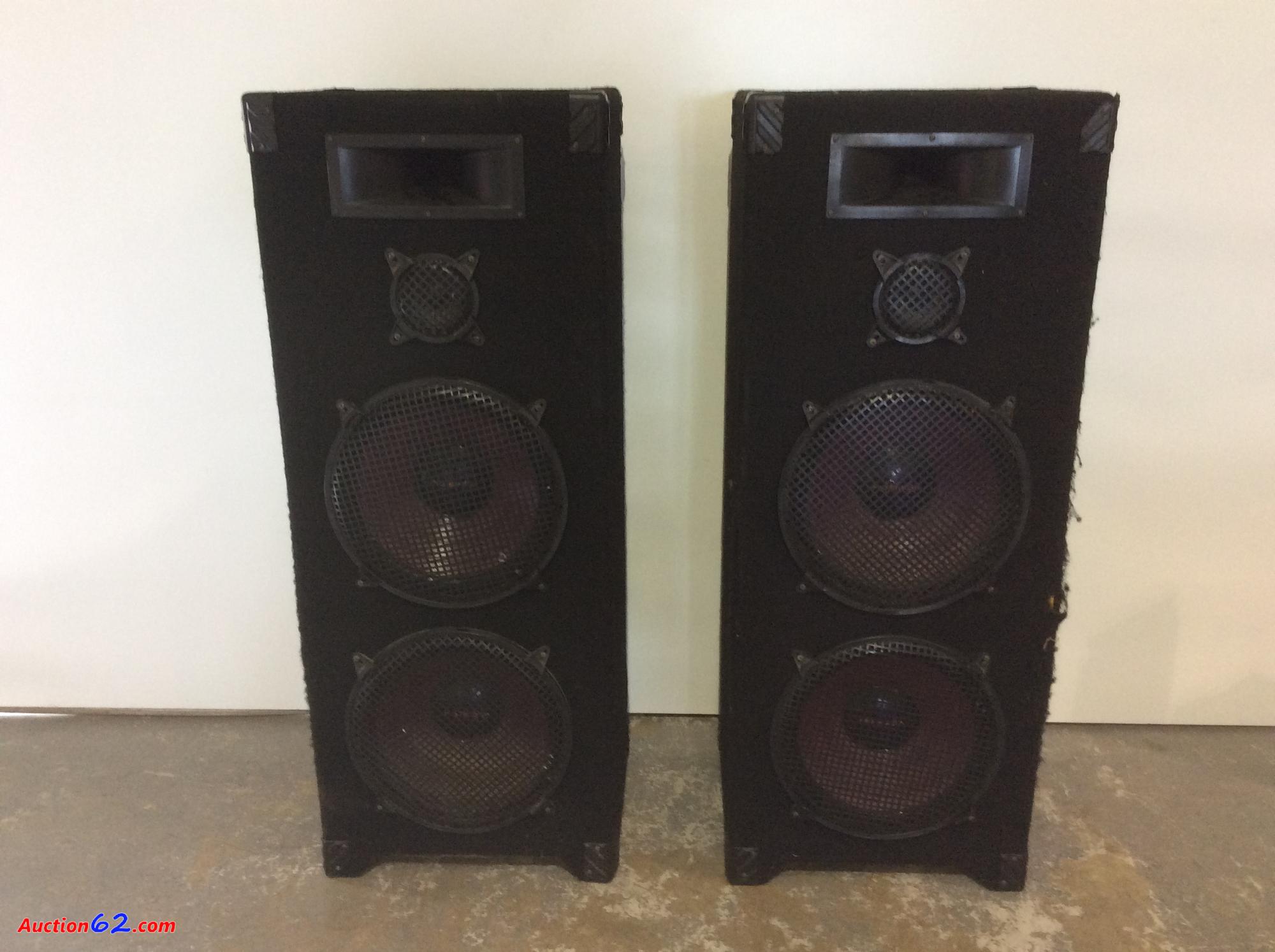 Techwood pro studio tower hot sale speakers