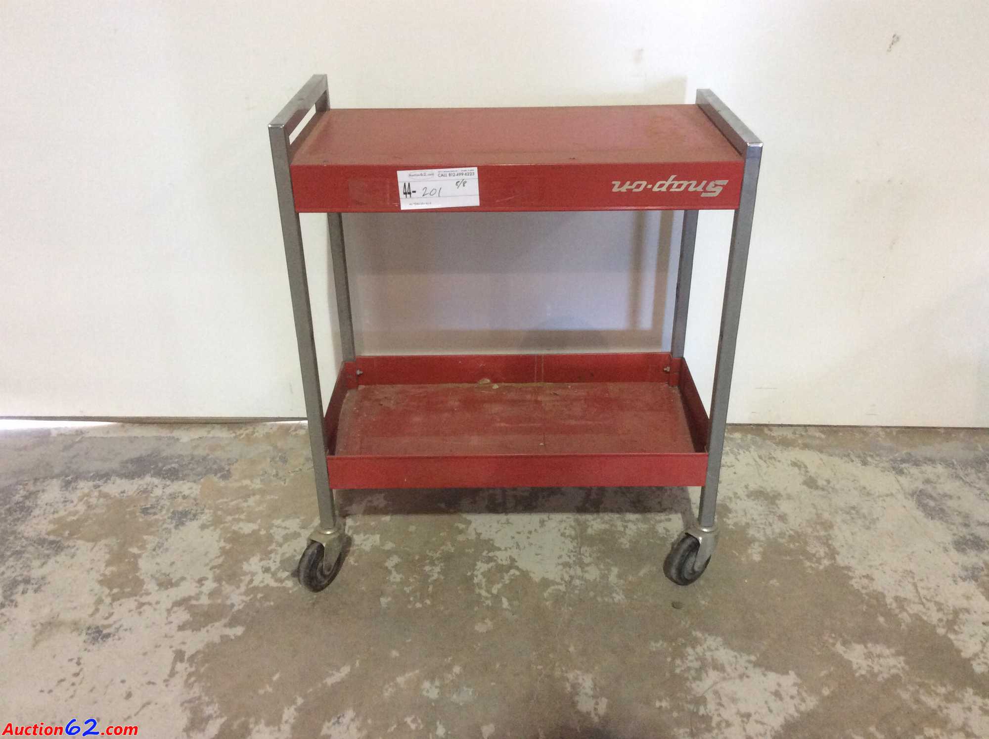 Auction62 Snap On Rolling Shop Cart. The top