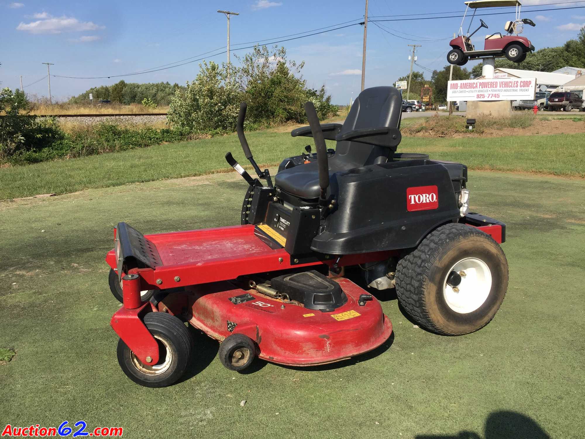 Auction62 Toro TimeCutter Z5035 50 inch Zero