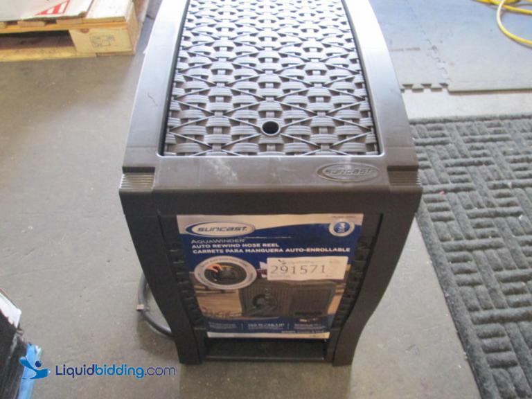 LiquidBidding Suncast AquaWinder Auto Rewind Hose...