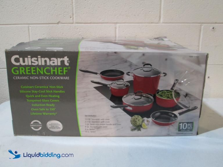 LiquidBidding 10Piece Cuisinart® Greenchef® Ceramic...