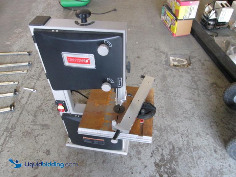LiquidBidding Craftsman 10" band saw, 1/3 hp, 120v,...