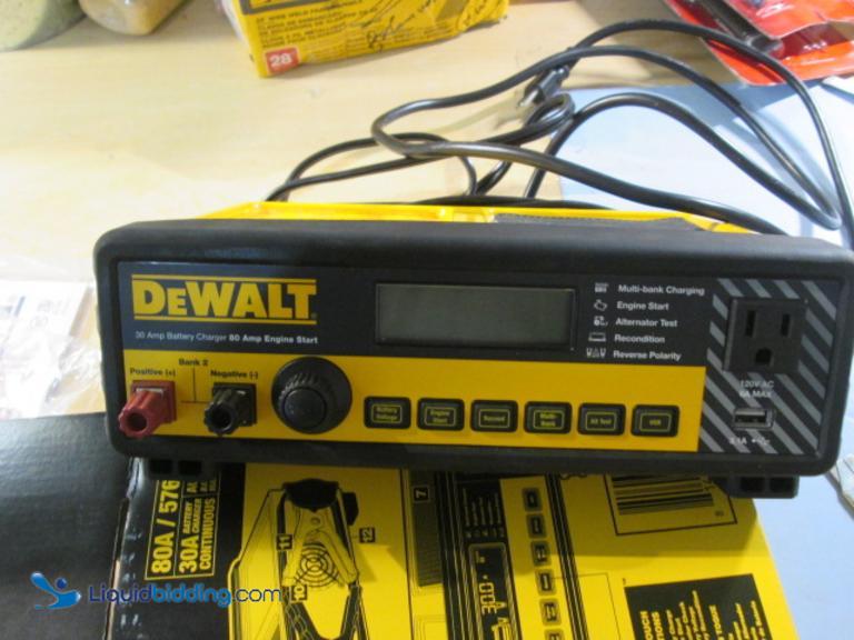 LiquidBidding DEWALT DXAEC80 30 Amp Bench Battery...