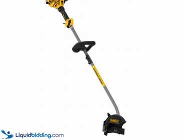 dewalt 27cc 2 cycle gas edger with attachment capability