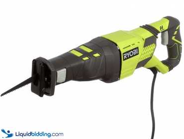 RYOBI 12 Amp Corded Reciprocating Saw. [Model # RJ186V] used