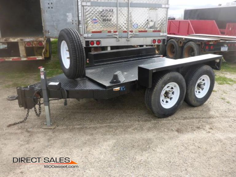 Tandem Axle Generator Trailer, 8' Long...