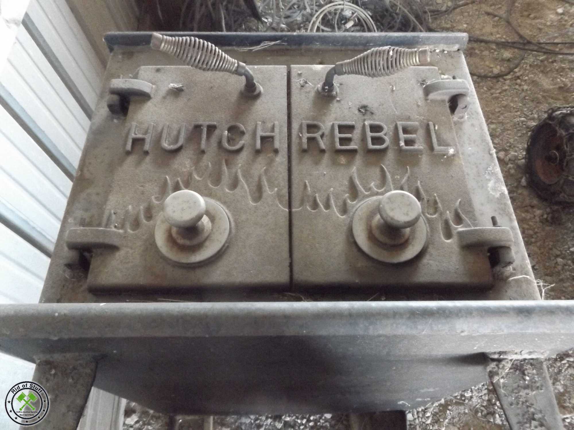 Ridofstuff.com | HEAVY CAST IRON HUTCH REBEL WOOD...