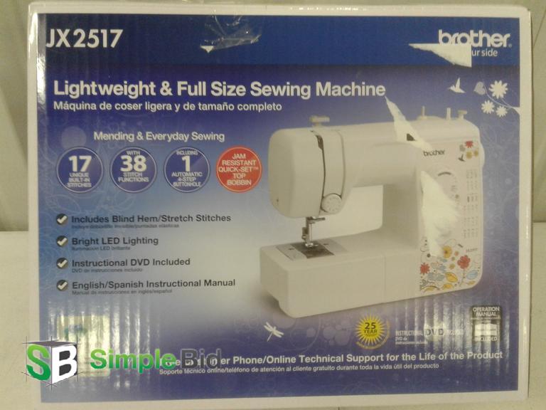 SimpleBid Inc. New Brother Lightweight and Full Size...