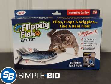 SimpleBid Inc. | Flippity Cat Fish toy Appears New
