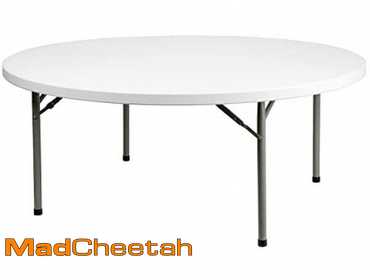 Flash Furniture Elon 6-Foot Granite White Folding Training Table - 29" Height, 220 Lb Capacity