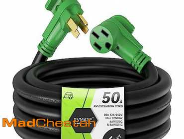 RVMATE Kit Cavo Per Rimorchio A 7 Pin - 8 Piedi, Connettore Per Camper E Roulotte