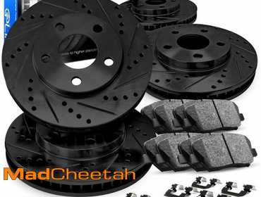 R1 Concepts Front Rear Brakes And Rotors Kit |Front Rear Brake Pads Brake Rotors And Pads Ceramic Brake Pads And Rotors Wfwn2 47012