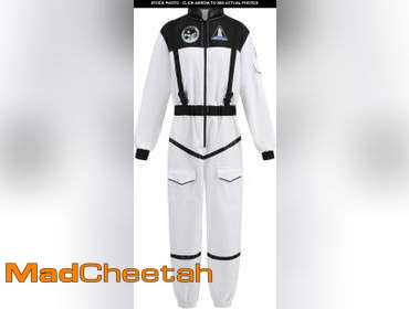 Colorful House Women Astronaut Onesie Adult Astronaut Costume White Space Suit Costume Halloween...