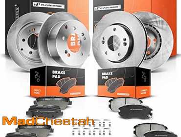thumbnail interactive-video image 1 of Front Brake Rotors & Ceramic Pads Kit – Fit Escalade, Silverado, Tahoe, Suburban, Sierra 1 of 4