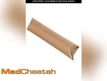AVIDITI Mailing Tubes With Caps - 4x30 Inch, 12-Pack, Heavy Duty Cardboard Poster Tubes For Shipping Blueprints & Art