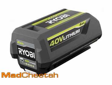 RYOBI 40-Volt Lithium-Ion 4.0 Ah Battery - UNUSED Condition: Open Box - Like NewSHIPPING QUOTE...