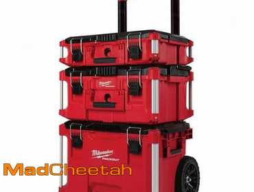 Milwaukee PACKOUT 22 in. Rolling Tool Box, 22 in. Large Tool Box and 22 in. Medium Tool Box...